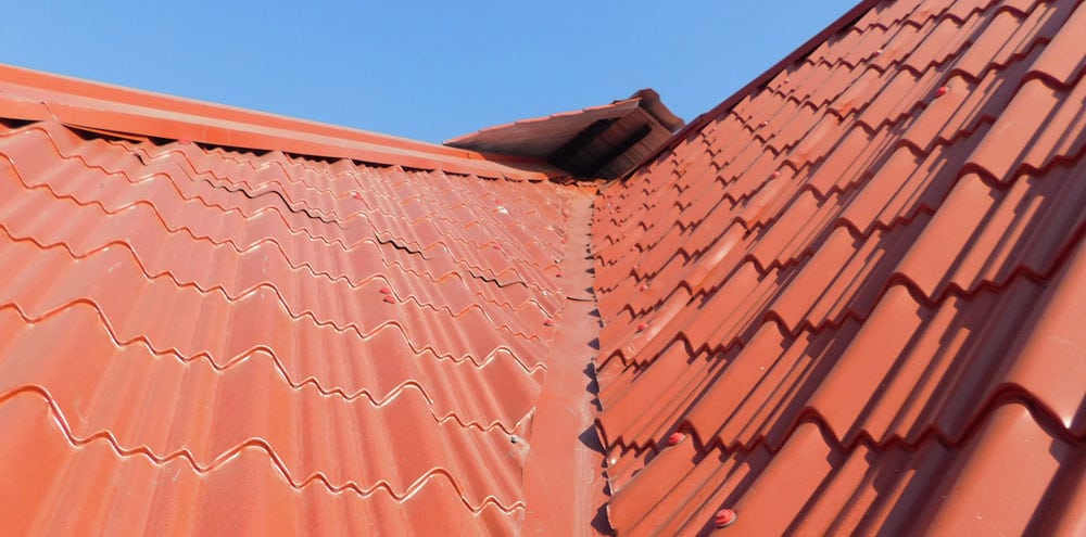 Metal roof, colour roof, tin pat