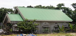 DynaLume green metal roof
