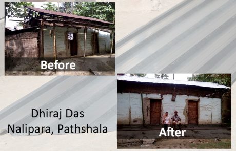 Our Land Our Roof before and after