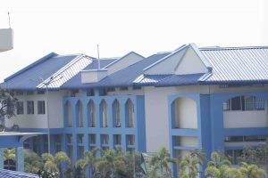 DynaRoof-blue-metal-roof-on-building