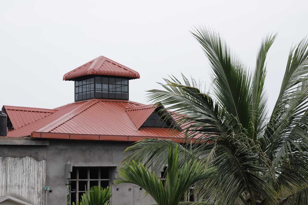 DynaRoof-skylight-and-roof-work-at-Kidzee-Diphu-metal-roof