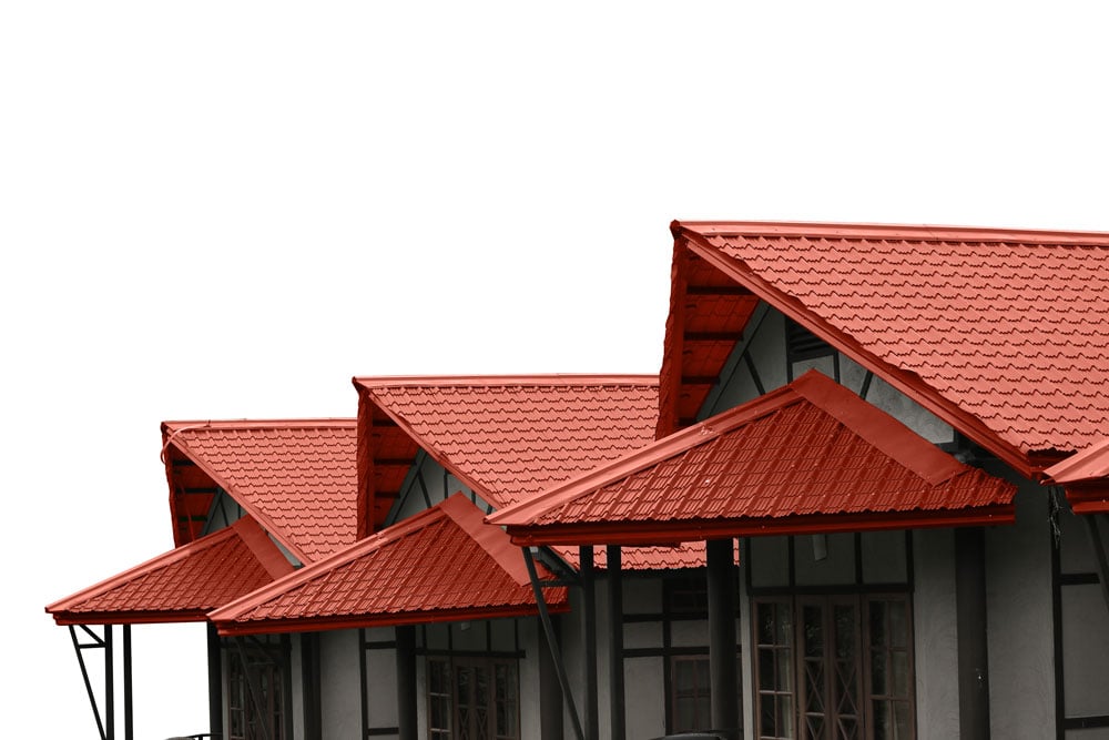 DynaRoof-Metal-Roofing-Brick-Red-example