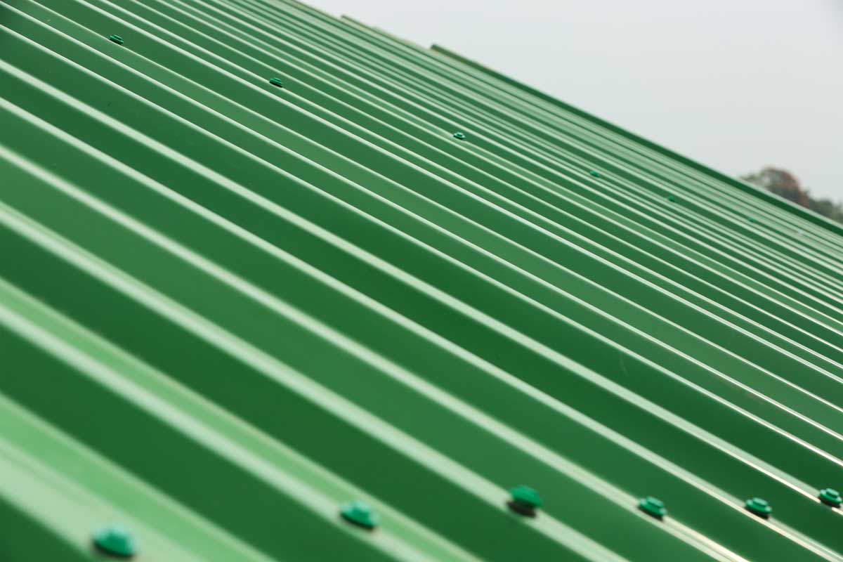 Metal-Roofing-green-color