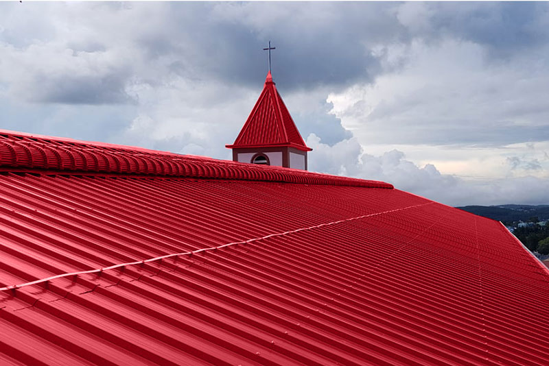 DynaRoof-demo-seco-red-metal-roof